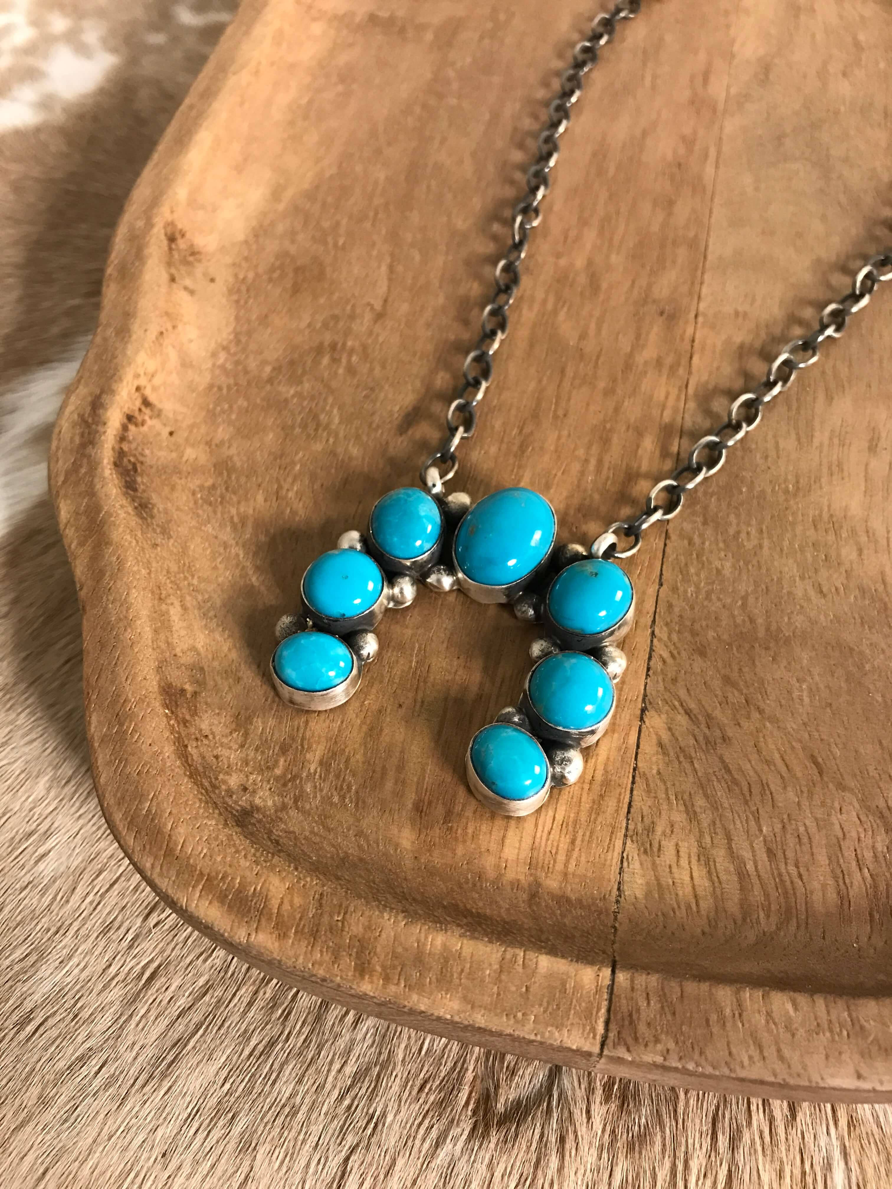 The Naja Necklace, 19-Necklaces-Calli Co., Turquoise and Silver Jewelry, Native American Handmade, Zuni Tribe, Navajo Tribe, Brock Texas