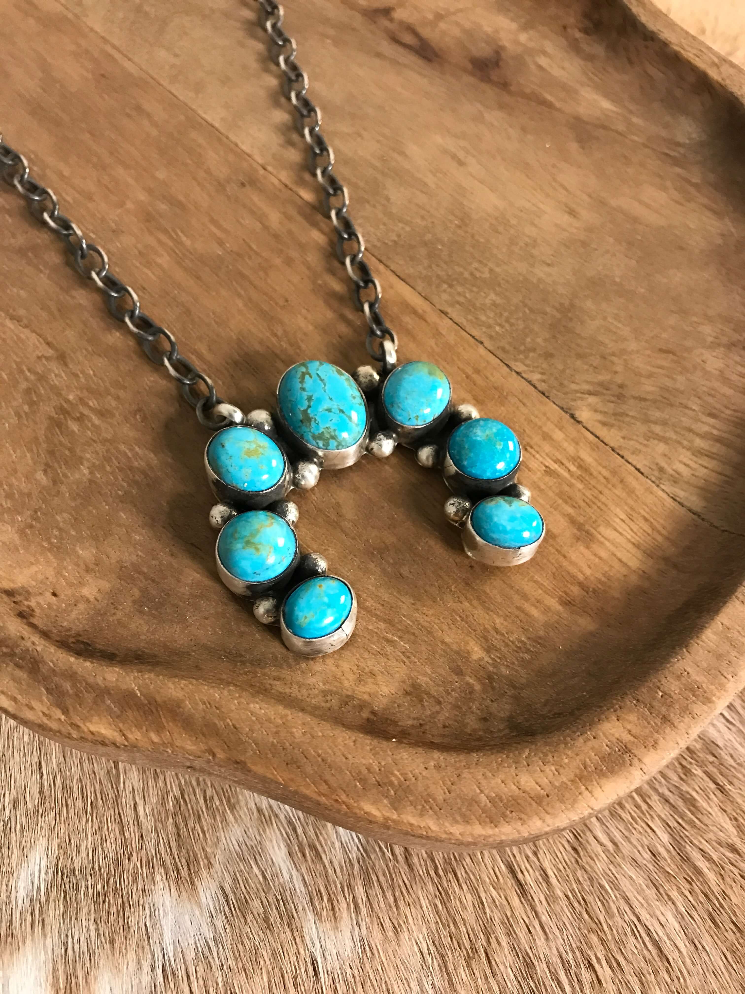 The Naja Necklace, 23-Necklaces-Calli Co., Turquoise and Silver Jewelry, Native American Handmade, Zuni Tribe, Navajo Tribe, Brock Texas