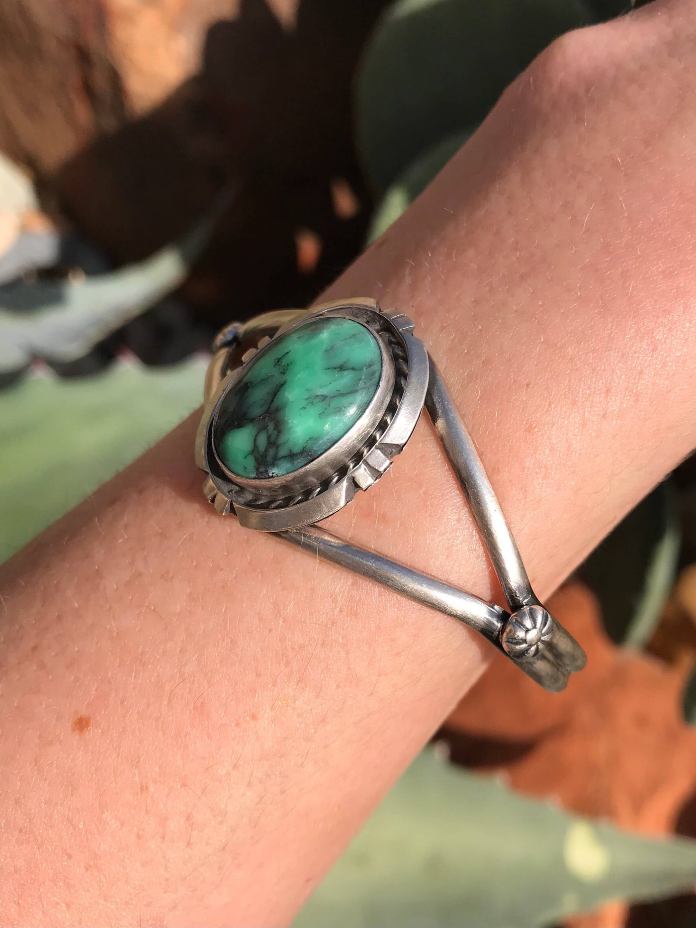 The Zuri Cuff, 14-Bracelets & Cuffs-Calli Co., Turquoise and Silver Jewelry, Native American Handmade, Zuni Tribe, Navajo Tribe, Brock Texas