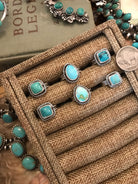 The Yukon Rings in Turquoise-Rings-Calli Co., Turquoise and Silver Jewelry, Native American Handmade, Zuni Tribe, Navajo Tribe, Brock Texas