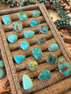 The Yuma Rings in Turquoise-Rings-Calli Co., Turquoise and Silver Jewelry, Native American Handmade, Zuni Tribe, Navajo Tribe, Brock Texas