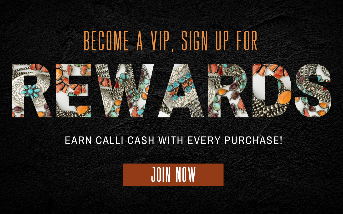 Become a VIP, SIGN up for Rewards at Calli Co. Silver