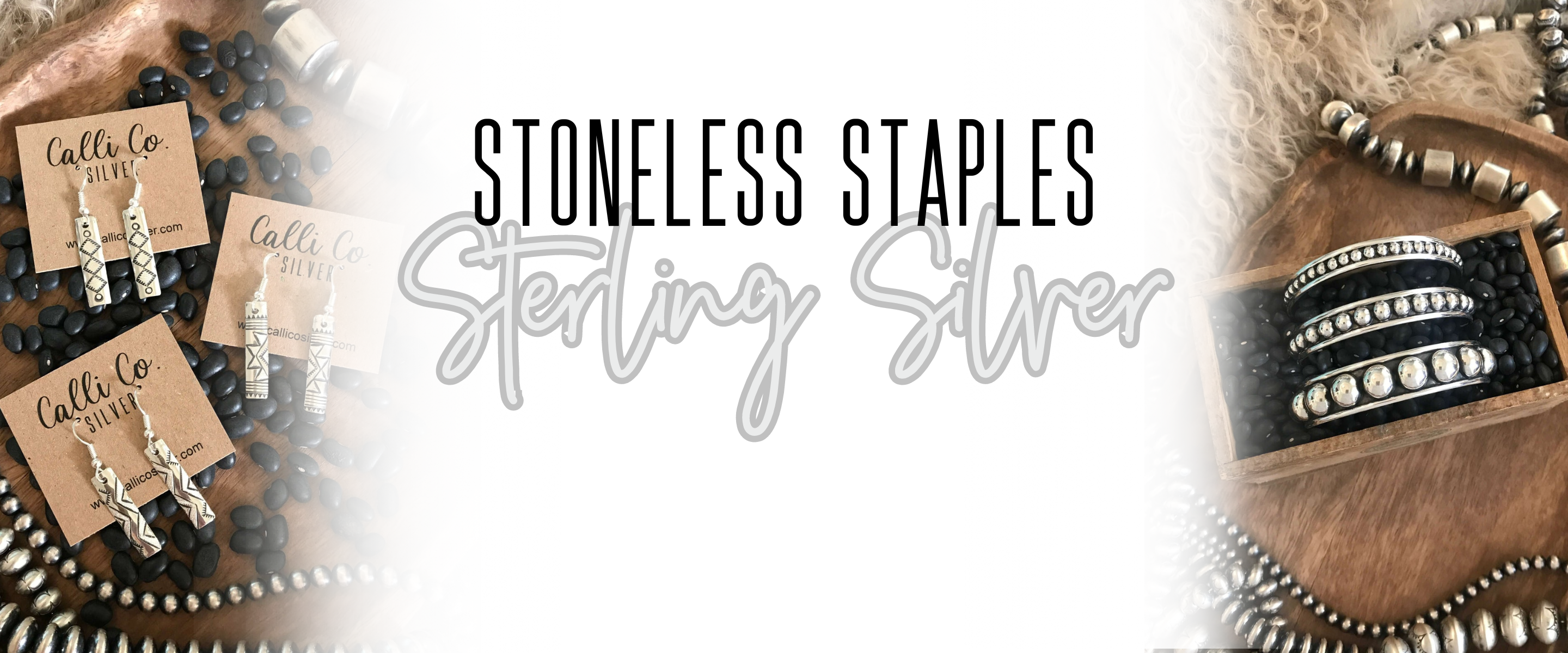 Stoneless Staples Sterling Silver Jewelry | Calli Co. Silver | Handmade Sterling Silver and Turquoise Jewelry | Located in Fort Worth, TX