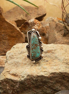 The Wynonna Ring, 2 Sz 6-Rings-Calli Co., Turquoise and Silver Jewelry, Native American Handmade, Zuni Tribe, Navajo Tribe, Brock Texas