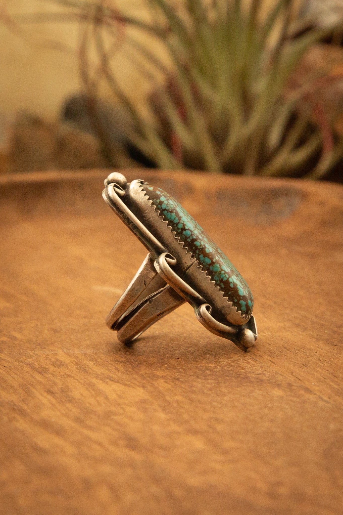 The Wynonna Ring, 2 Sz 6-Rings-Calli Co., Turquoise and Silver Jewelry, Native American Handmade, Zuni Tribe, Navajo Tribe, Brock Texas