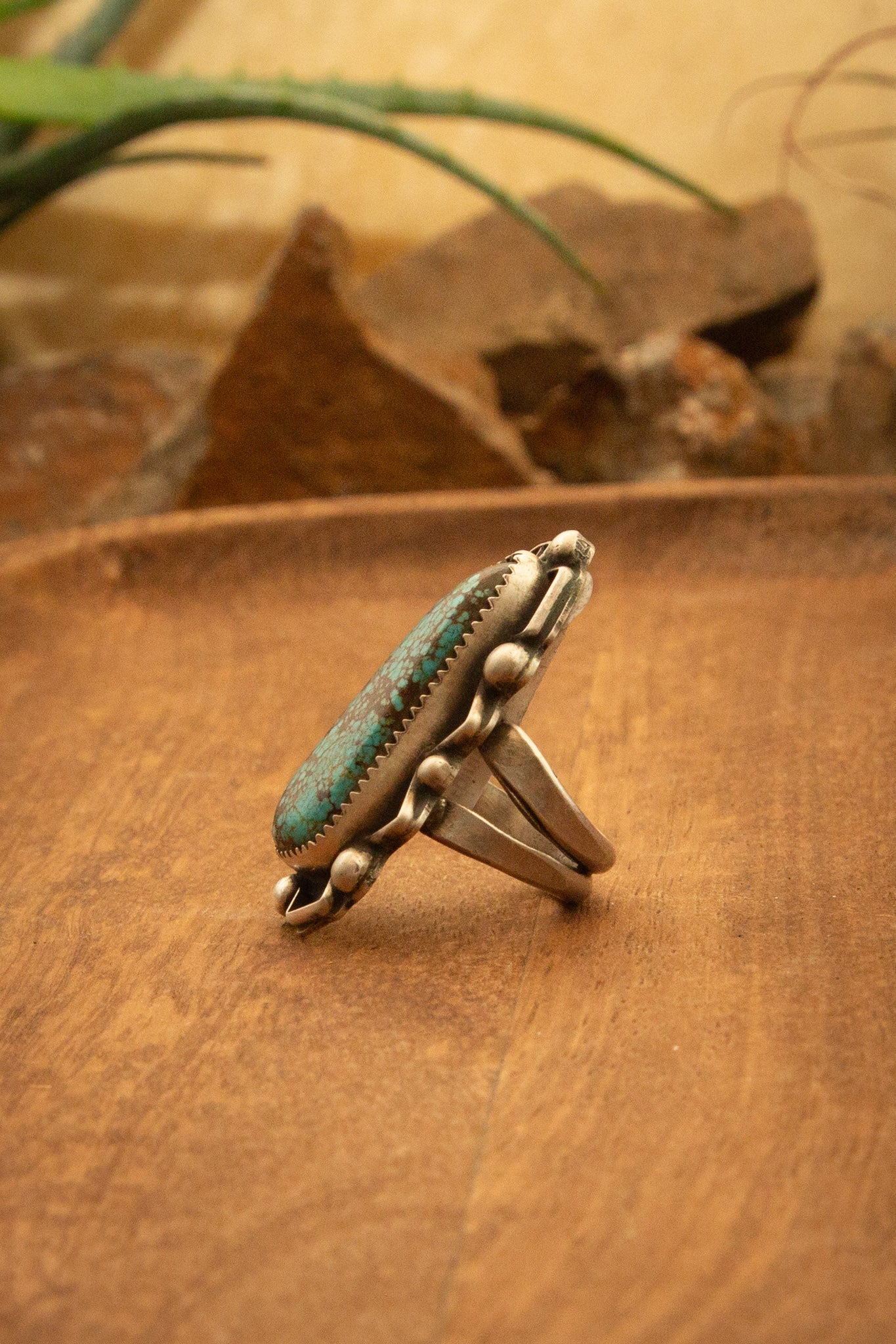 The Wynonna Ring, 2 Sz 6-Rings-Calli Co., Turquoise and Silver Jewelry, Native American Handmade, Zuni Tribe, Navajo Tribe, Brock Texas