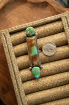 The Adjustable 3 Stone Ring, 2-Rings-Calli Co., Turquoise and Silver Jewelry, Native American Handmade, Zuni Tribe, Navajo Tribe, Brock Texas