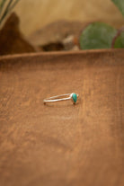 The Turquoise Teardrop Ring-Rings-Calli Co., Turquoise and Silver Jewelry, Native American Handmade, Zuni Tribe, Navajo Tribe, Brock Texas