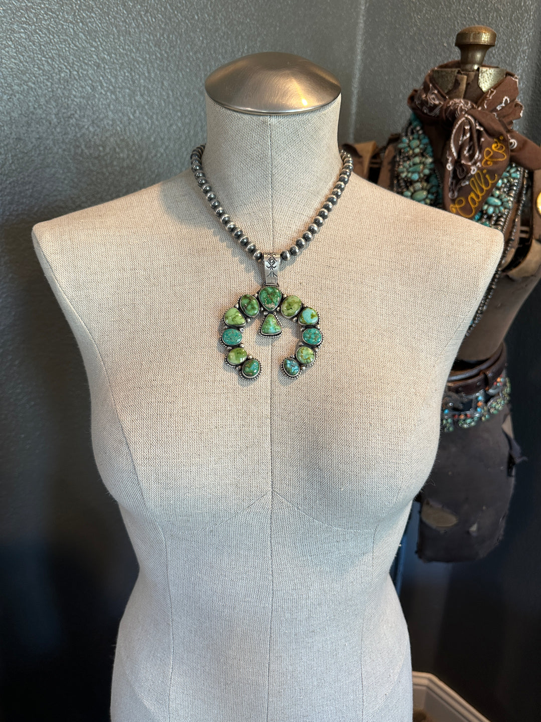 The Elisha Sonoran Gold Naja Pendant-Pendants-Calli Co., Turquoise and Silver Jewelry, Native American Handmade, Zuni Tribe, Navajo Tribe, Brock Texas