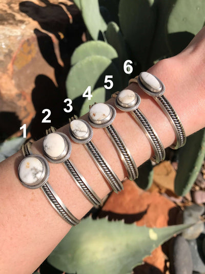 The Winnemucca Cuffs-Bracelets & Cuffs-Calli Co., Turquoise and Silver Jewelry, Native American Handmade, Zuni Tribe, Navajo Tribe, Brock Texas
