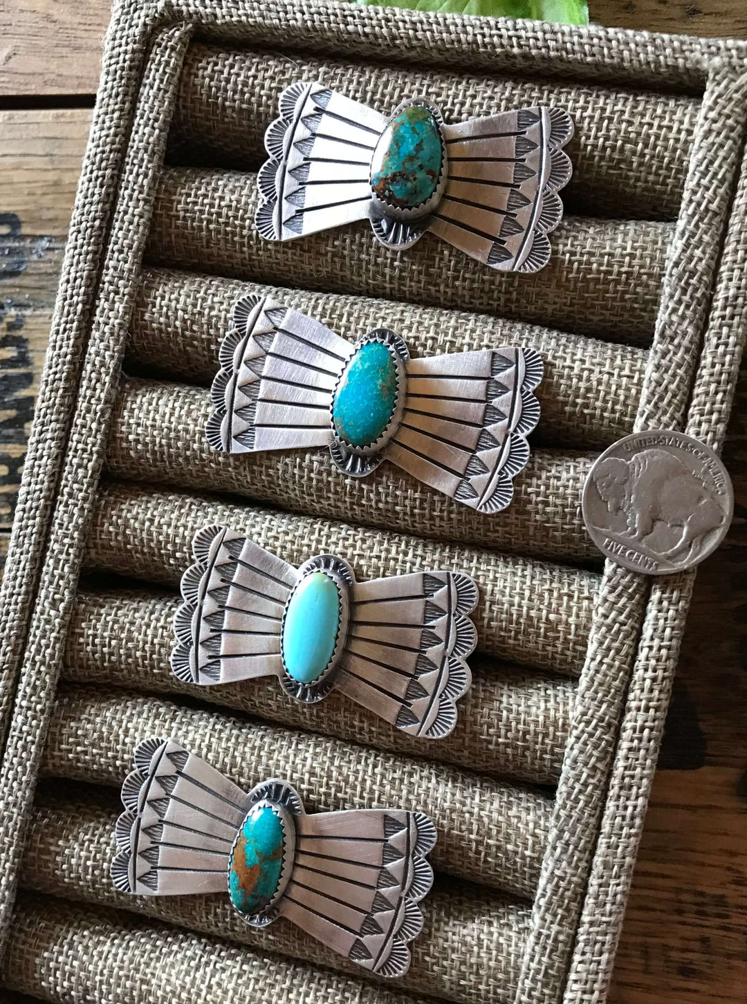 The Turquoise Bowtie Ring-Rings-Calli Co., Turquoise and Silver Jewelry, Native American Handmade, Zuni Tribe, Navajo Tribe, Brock Texas