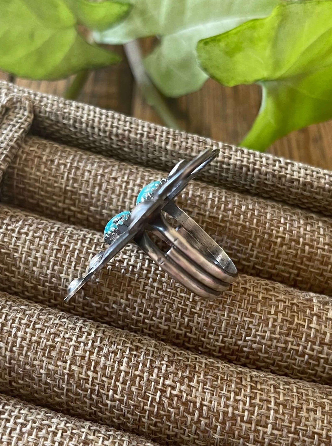 The Turquoise Dragonfly Ring-Rings-Calli Co., Turquoise and Silver Jewelry, Native American Handmade, Zuni Tribe, Navajo Tribe, Brock Texas