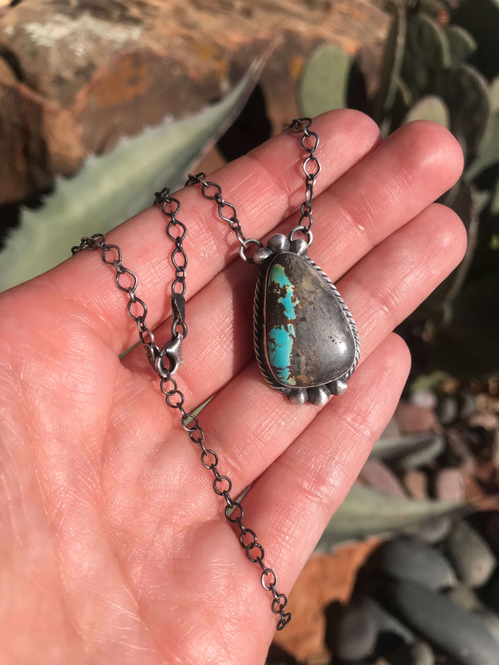 The Ashton Necklace, 8-Necklaces-Calli Co., Turquoise and Silver Jewelry, Native American Handmade, Zuni Tribe, Navajo Tribe, Brock Texas
