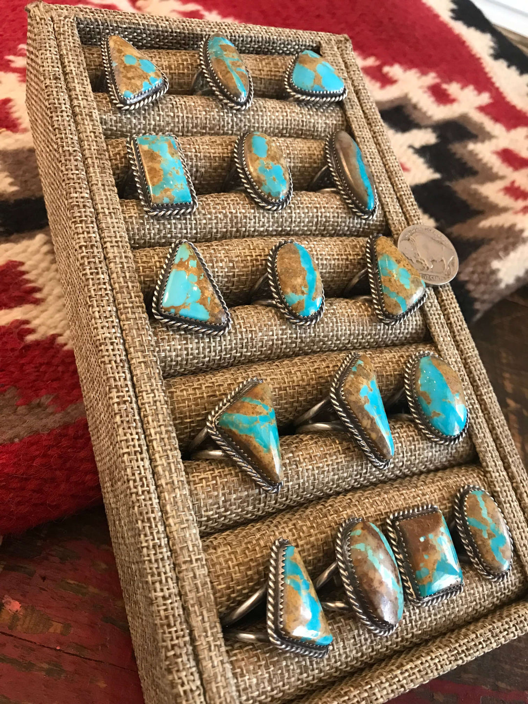 The Maramec Rings-Rings-Calli Co., Turquoise and Silver Jewelry, Native American Handmade, Zuni Tribe, Navajo Tribe, Brock Texas