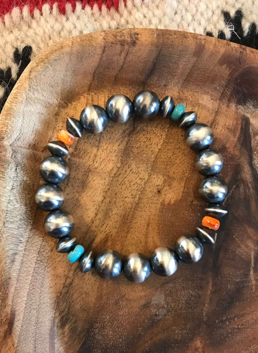 The Aiden Bracelet-Bracelets & Cuffs-Calli Co., Turquoise and Silver Jewelry, Native American Handmade, Zuni Tribe, Navajo Tribe, Brock Texas