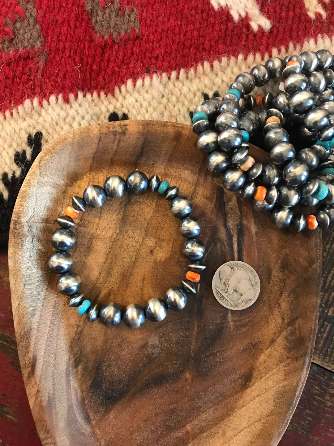 The Aiden Bracelet-Bracelets & Cuffs-Calli Co., Turquoise and Silver Jewelry, Native American Handmade, Zuni Tribe, Navajo Tribe, Brock Texas