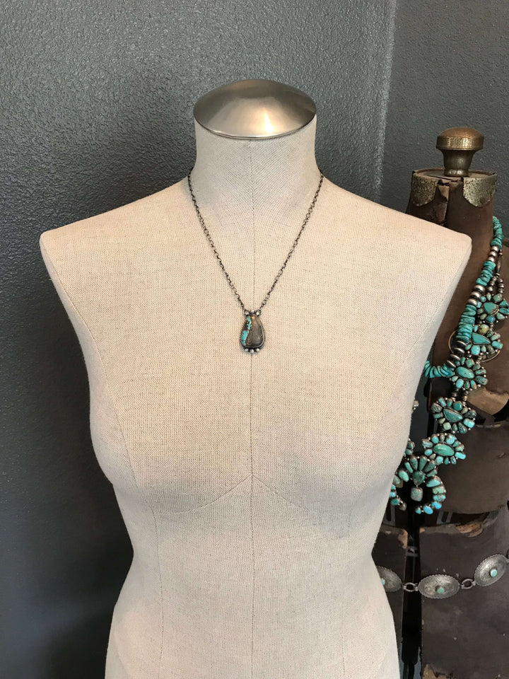 The Ashton Necklace, 8-Necklaces-Calli Co., Turquoise and Silver Jewelry, Native American Handmade, Zuni Tribe, Navajo Tribe, Brock Texas