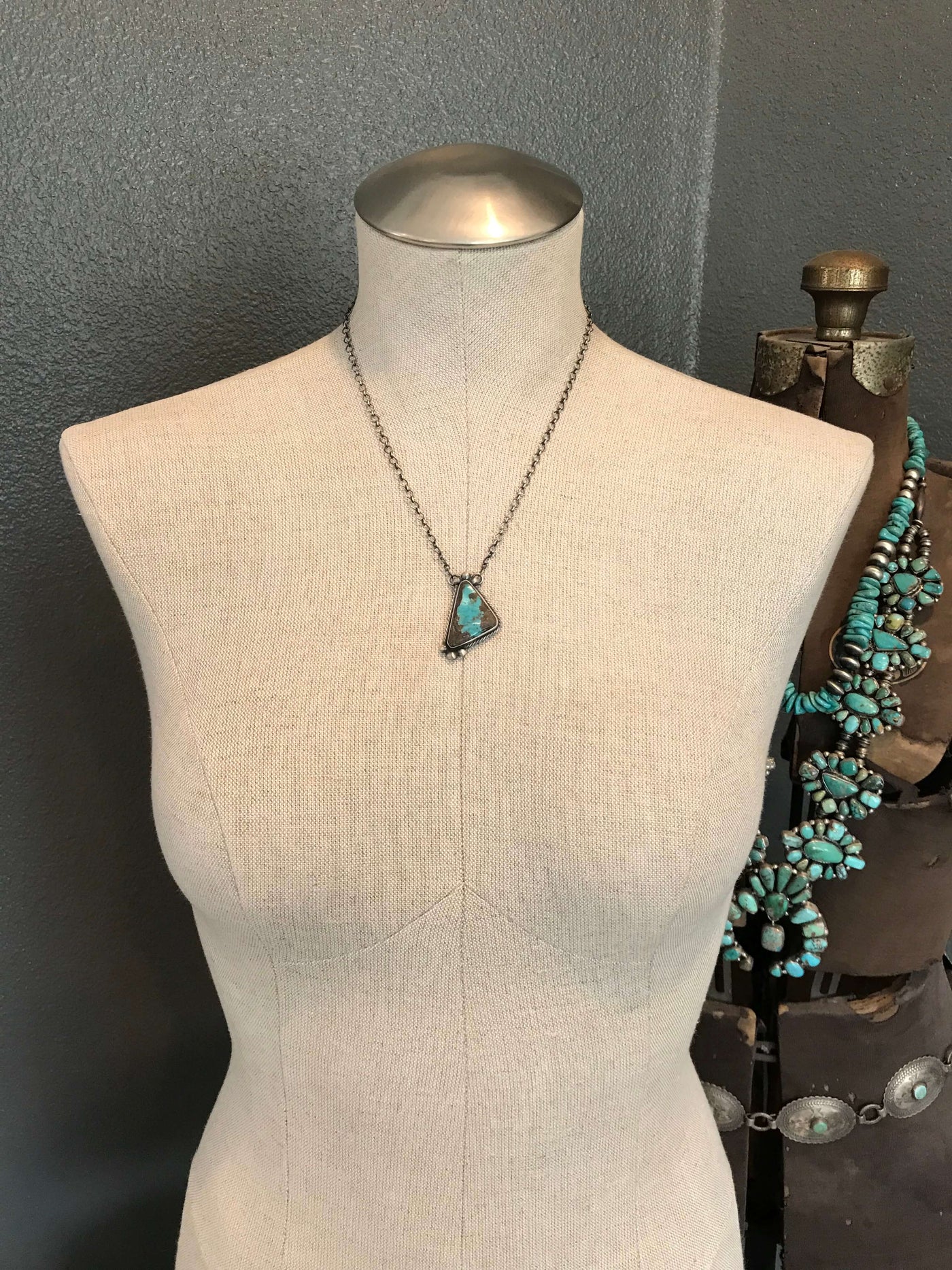 The Ashton Necklace, 6-Necklaces-Calli Co., Turquoise and Silver Jewelry, Native American Handmade, Zuni Tribe, Navajo Tribe, Brock Texas