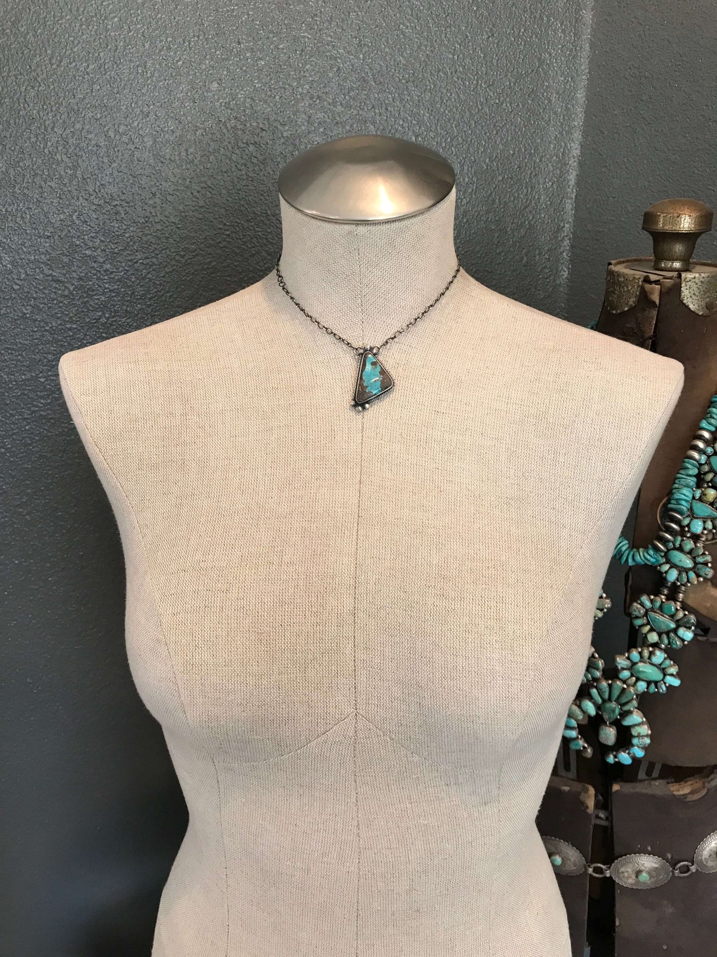 The Ashton Necklace, 6-Necklaces-Calli Co., Turquoise and Silver Jewelry, Native American Handmade, Zuni Tribe, Navajo Tribe, Brock Texas