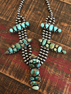 The Rio Oso Statement Necklace Set-Necklaces-Calli Co., Turquoise and Silver Jewelry, Native American Handmade, Zuni Tribe, Navajo Tribe, Brock Texas