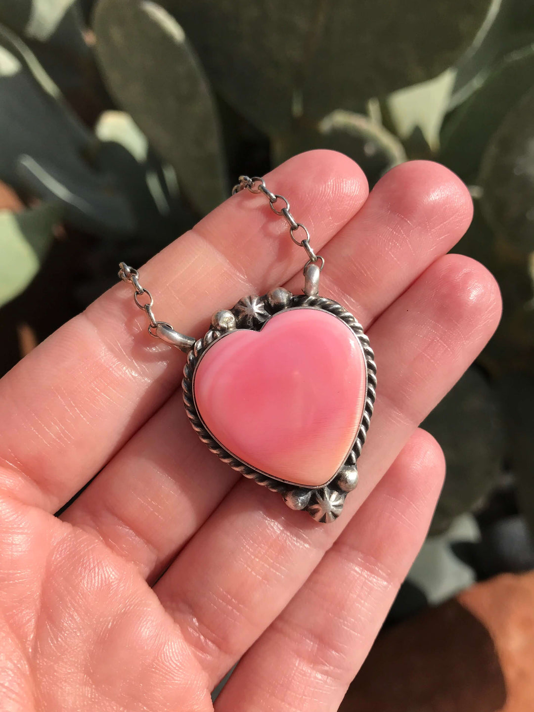 Pink Conch Heart Ring by Southwest Indian Foundation