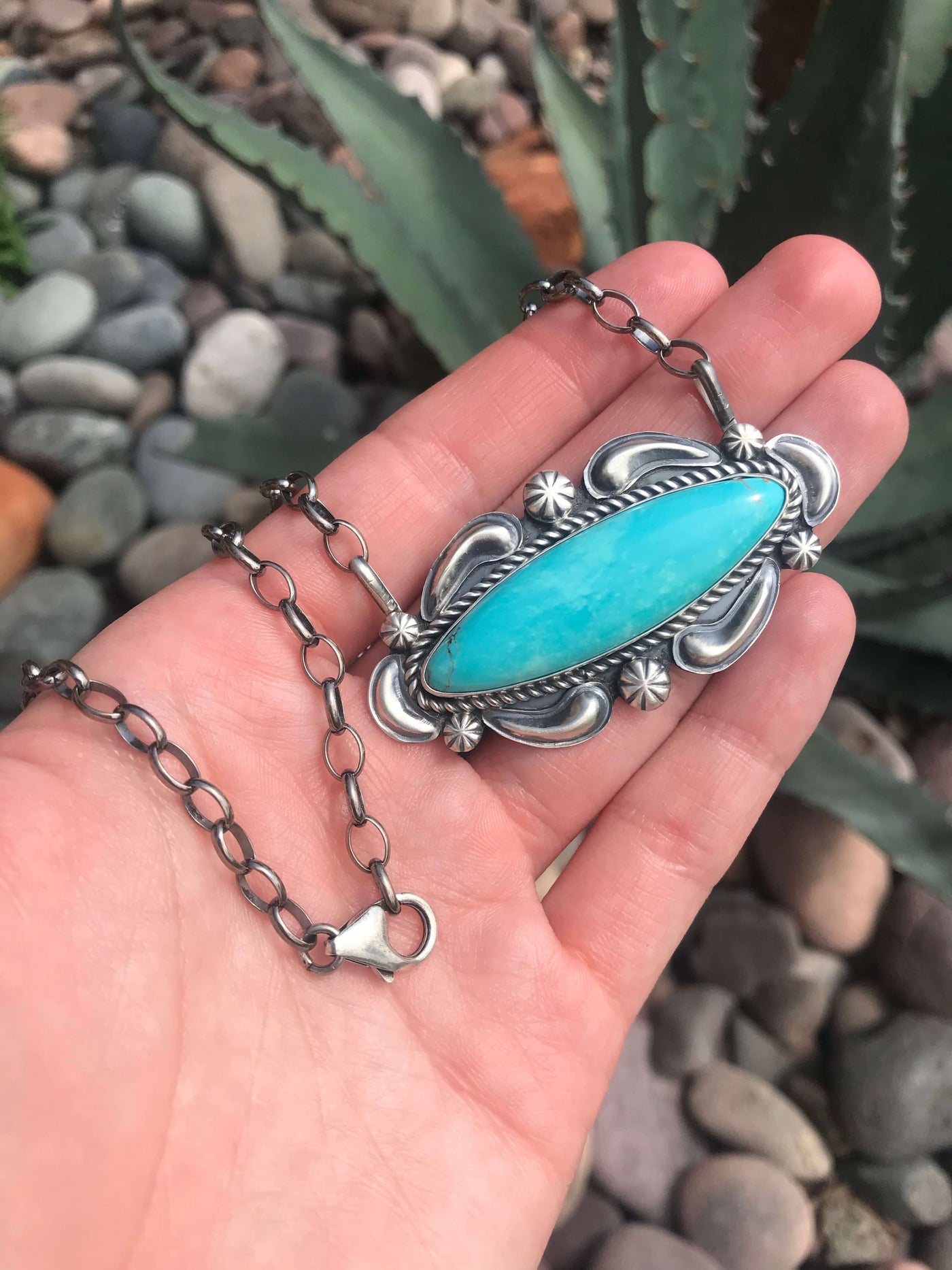 The Bellagio Turquoise Necklace, 4-Necklaces-Calli Co., Turquoise and Silver Jewelry, Native American Handmade, Zuni Tribe, Navajo Tribe, Brock Texas