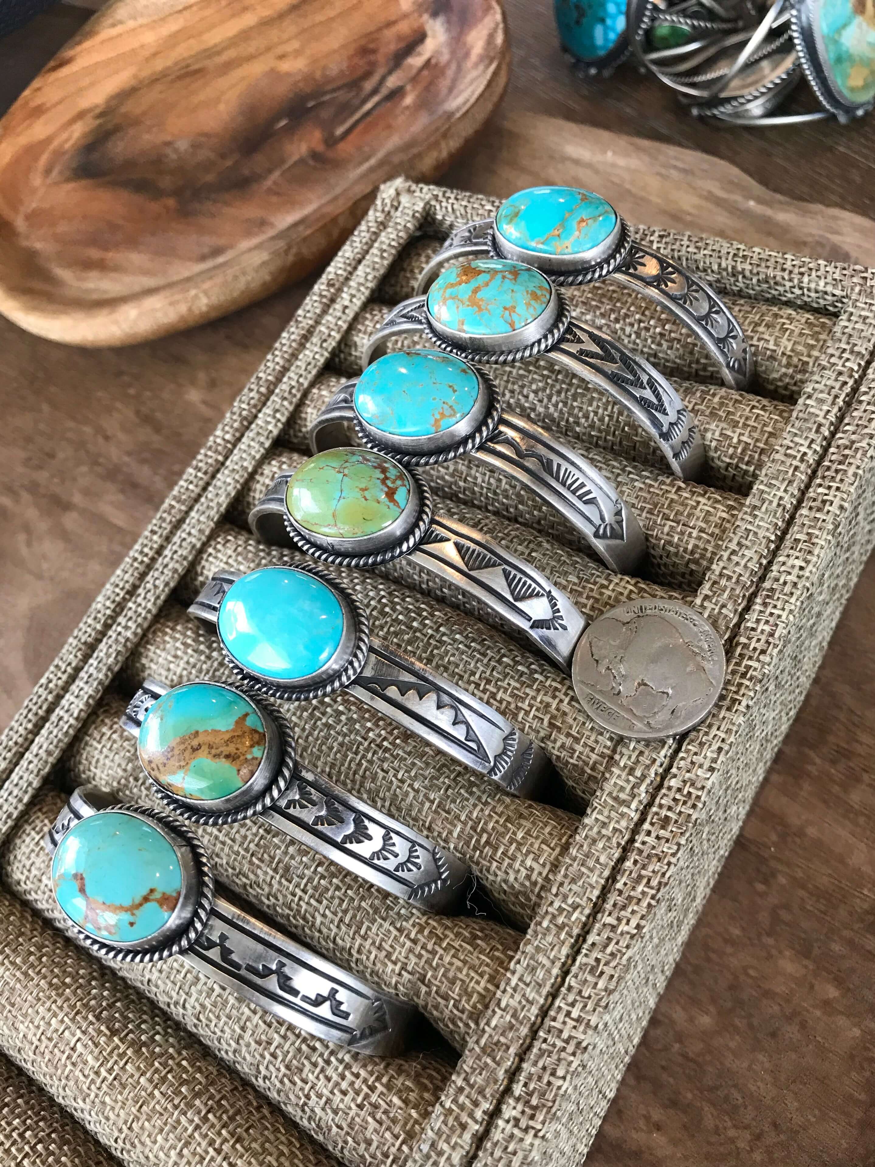 Native American deals Boulder Turquoise Bracel