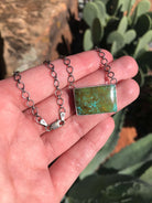 The Talli Turquoise Necklace, 6-Necklaces-Calli Co., Turquoise and Silver Jewelry, Native American Handmade, Zuni Tribe, Navajo Tribe, Brock Texas