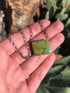 The Talli Turquoise Necklace, 4-Necklaces-Calli Co., Turquoise and Silver Jewelry, Native American Handmade, Zuni Tribe, Navajo Tribe, Brock Texas