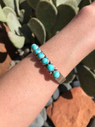 The Enchanted Rock Cuff, 5-Bracelets & Cuffs-Calli Co., Turquoise and Silver Jewelry, Native American Handmade, Zuni Tribe, Navajo Tribe, Brock Texas