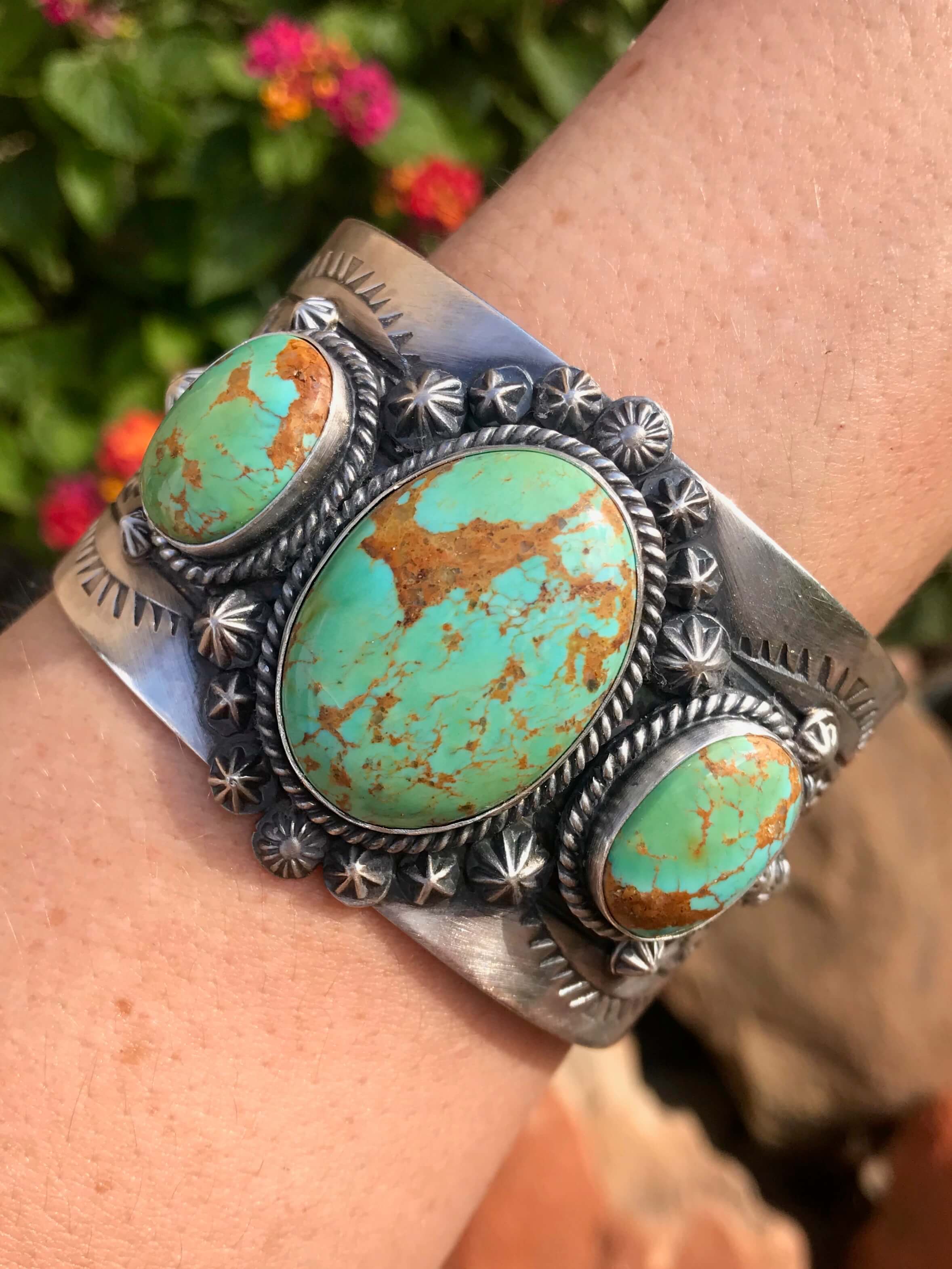 Native American deals Boulder Turquoise Bracel