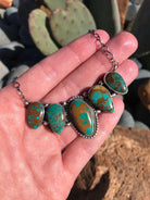 The Henderson Necklace-Necklaces-Calli Co., Turquoise and Silver Jewelry, Native American Handmade, Zuni Tribe, Navajo Tribe, Brock Texas