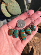 The Henderson Necklace-Necklaces-Calli Co., Turquoise and Silver Jewelry, Native American Handmade, Zuni Tribe, Navajo Tribe, Brock Texas