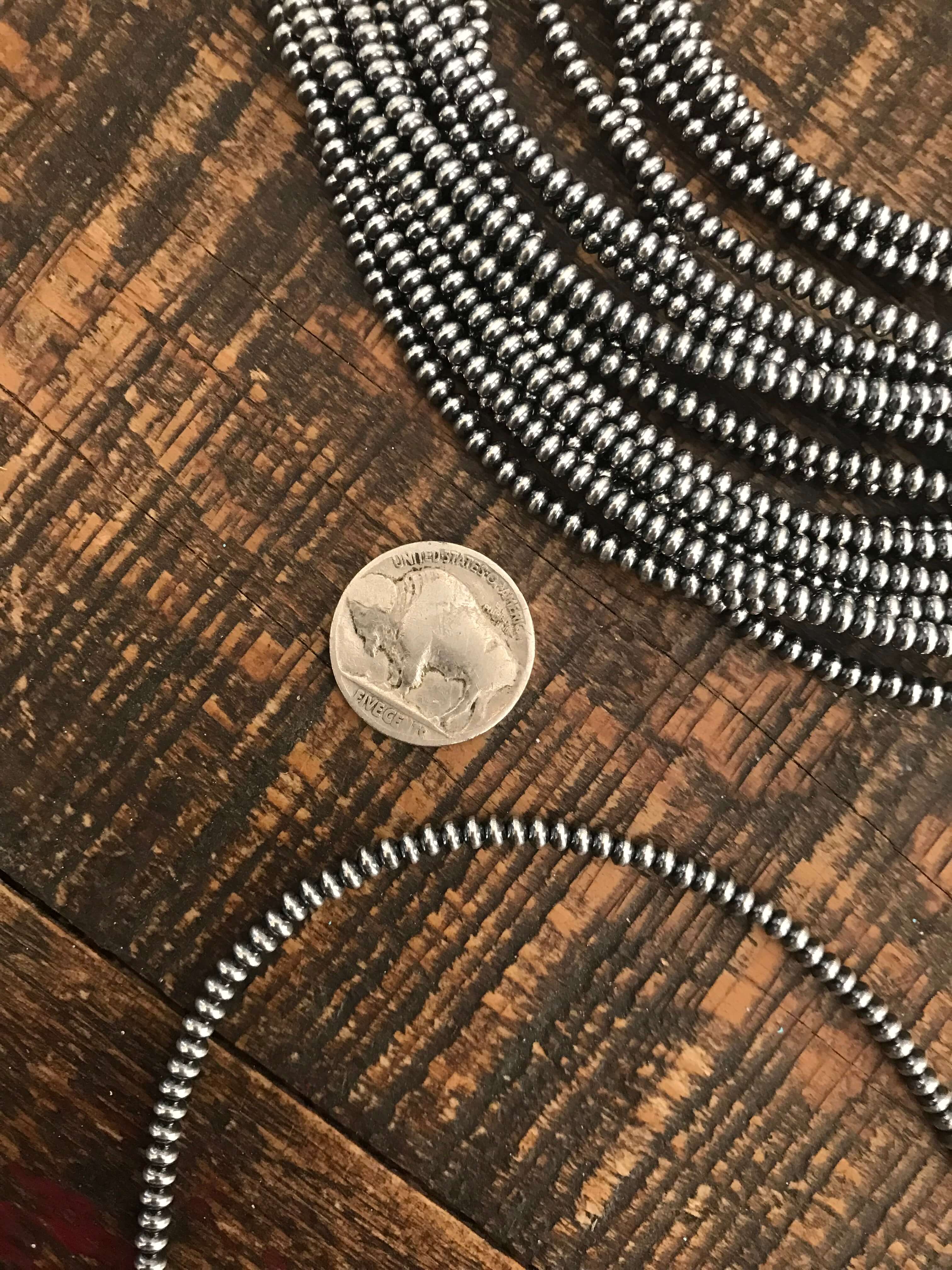 Tulsa 3mm Saucer Necklace | Calli Co. Silver | Fort Worth, TX