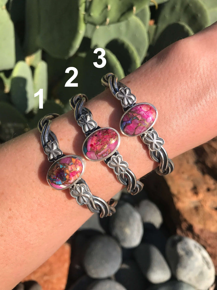 The Haltom Cuffs-Bracelets & Cuffs-Calli Co., Turquoise and Silver Jewelry, Native American Handmade, Zuni Tribe, Navajo Tribe, Brock Texas
