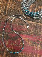 The Lowry Necklace-Necklaces-Calli Co., Turquoise and Silver Jewelry, Native American Handmade, Zuni Tribe, Navajo Tribe, Brock Texas