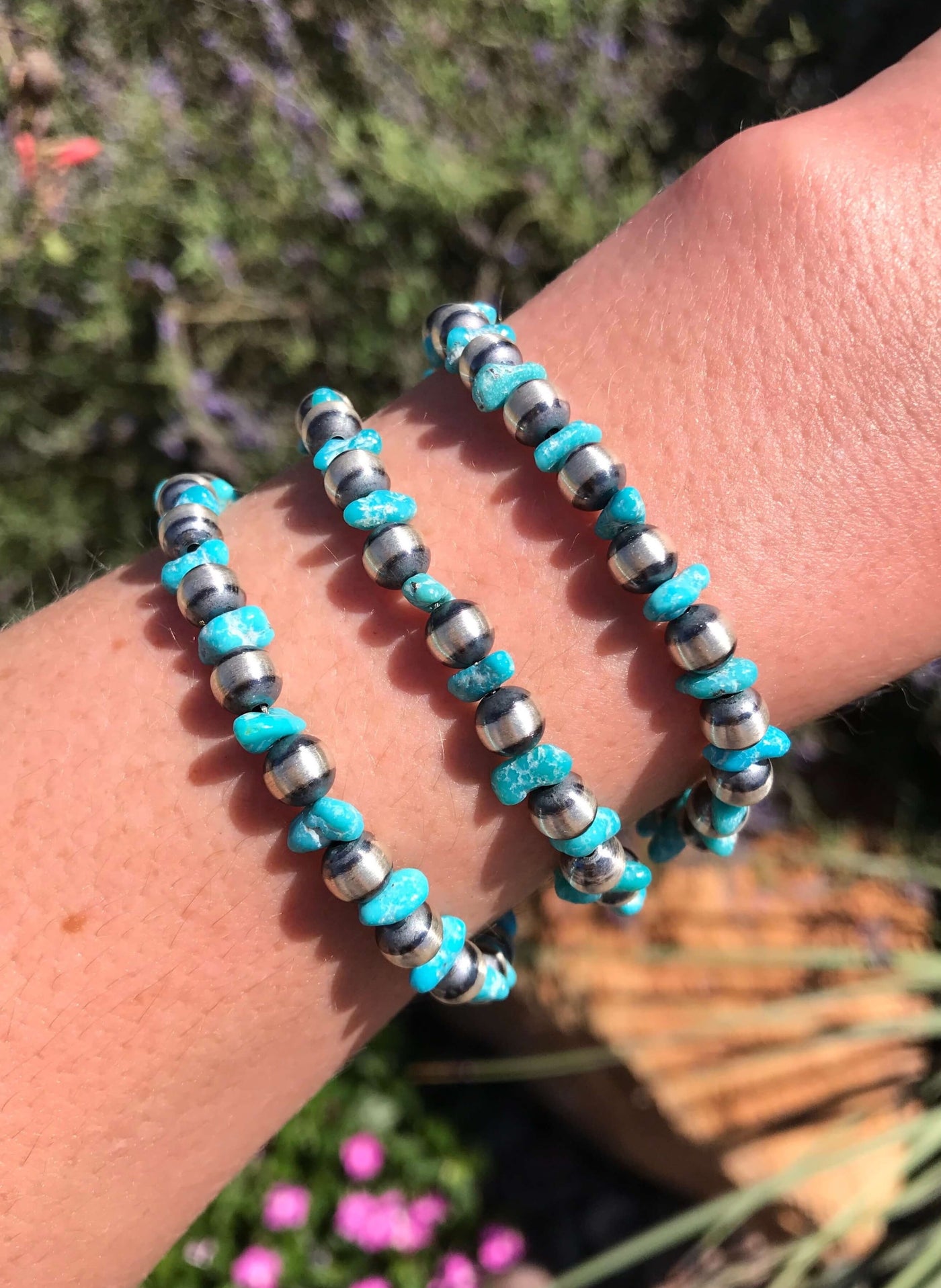 The Burbank Bracelet-Bracelets & Cuffs-Calli Co., Turquoise and Silver Jewelry, Native American Handmade, Zuni Tribe, Navajo Tribe, Brock Texas