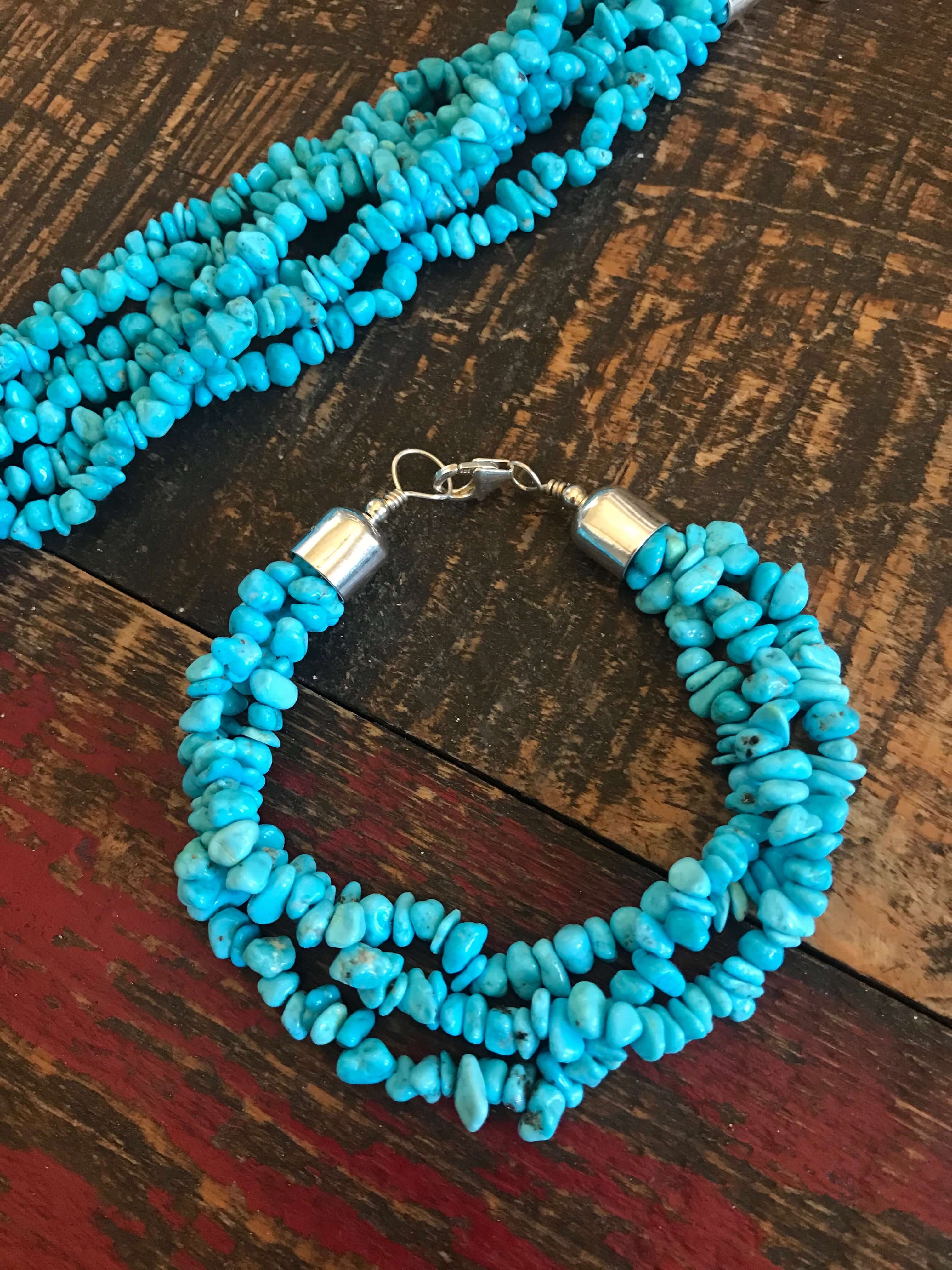 The Cochise Bracelet-Bracelets & Cuffs-Calli Co., Turquoise and Silver Jewelry, Native American Handmade, Zuni Tribe, Navajo Tribe, Brock Texas