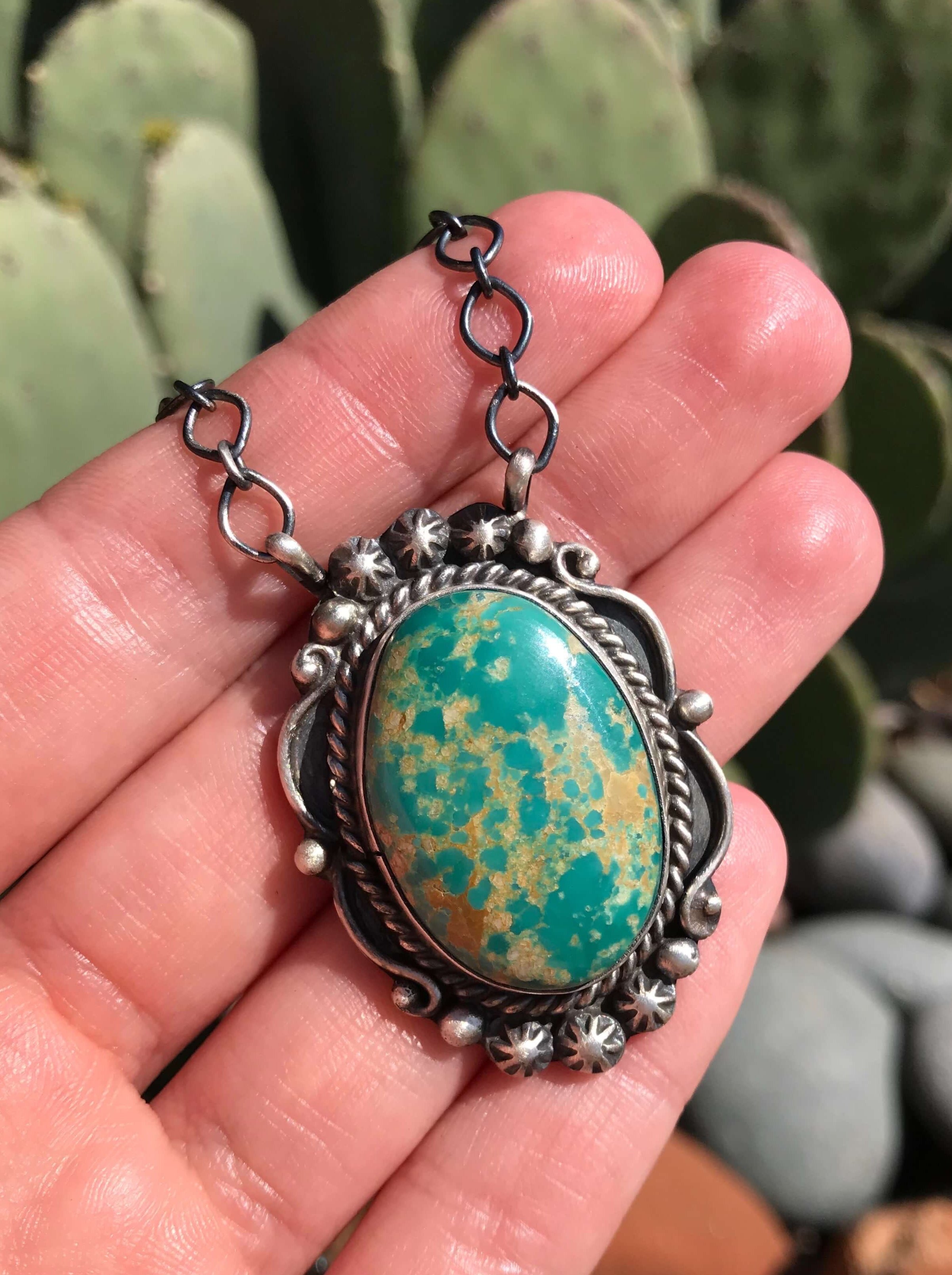 Unique turquoise deals necklaces