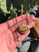 The Talli Turquoise Necklace, 1-Necklaces-Calli Co., Turquoise and Silver Jewelry, Native American Handmade, Zuni Tribe, Navajo Tribe, Brock Texas