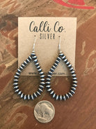 The Millsap Pearl Earrings-Earrings-Calli Co., Turquoise and Silver Jewelry, Native American Handmade, Zuni Tribe, Navajo Tribe, Brock Texas