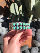 The East Hill Cuff-Bracelets & Cuffs-Calli Co., Turquoise and Silver Jewelry, Native American Handmade, Zuni Tribe, Navajo Tribe, Brock Texas