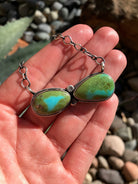 The Isles Turquoise Necklace, 6-Necklaces-Calli Co., Turquoise and Silver Jewelry, Native American Handmade, Zuni Tribe, Navajo Tribe, Brock Texas