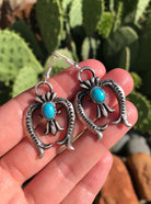 The Naja Earrings, 3-Earrings-Calli Co., Turquoise and Silver Jewelry, Native American Handmade, Zuni Tribe, Navajo Tribe, Brock Texas