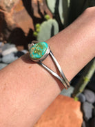 The Darling Cuff-Bracelets & Cuffs-Calli Co., Turquoise and Silver Jewelry, Native American Handmade, Zuni Tribe, Navajo Tribe, Brock Texas