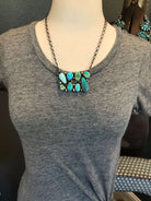 The Newbury Turquoise Necklace-Necklaces-Calli Co., Turquoise and Silver Jewelry, Native American Handmade, Zuni Tribe, Navajo Tribe, Brock Texas