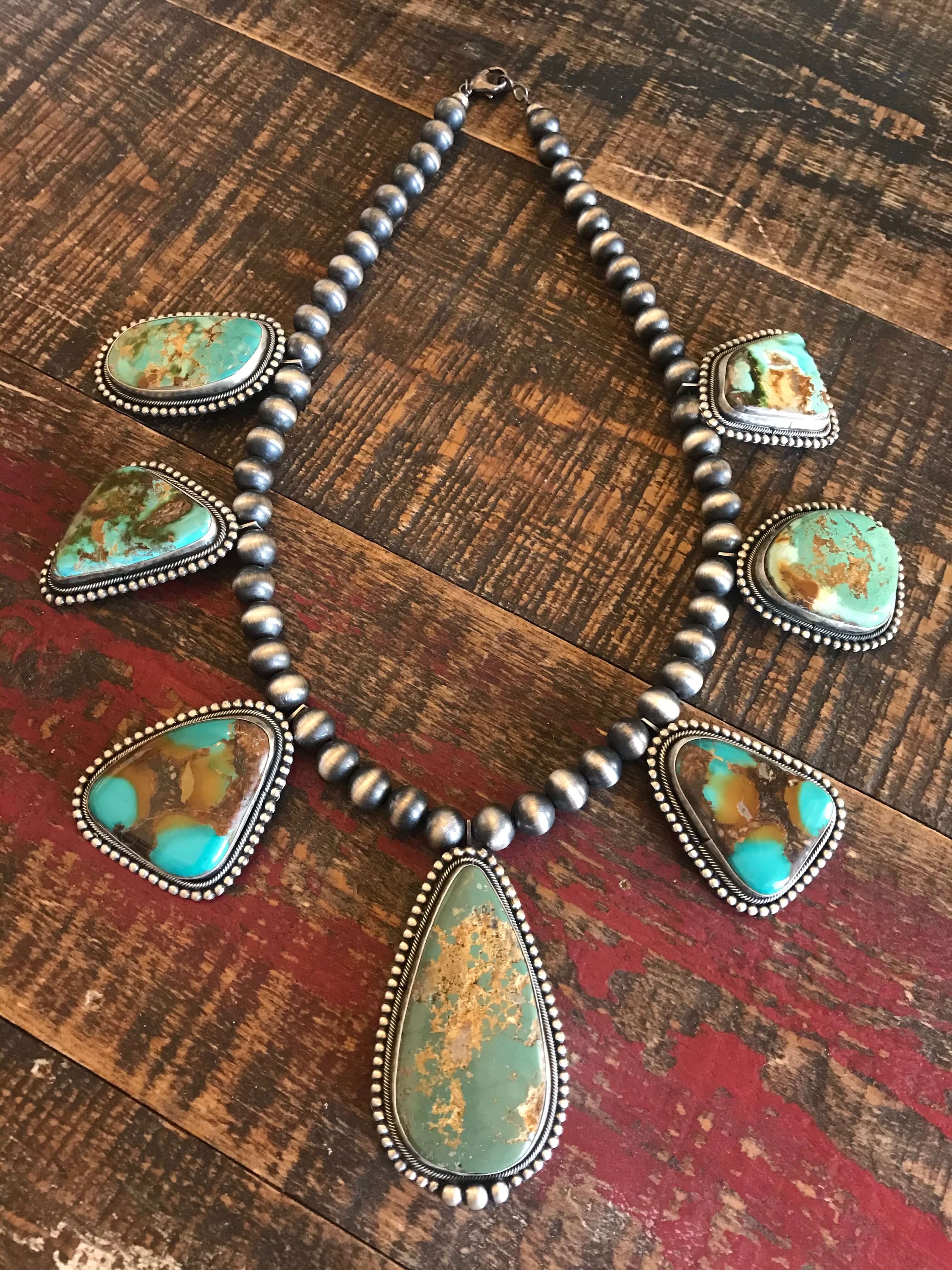 Vintage Turquoise Statement Necklace – Alex and Ani