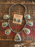 The Lockewood Statement Necklace-Necklaces-Calli Co., Turquoise and Silver Jewelry, Native American Handmade, Zuni Tribe, Navajo Tribe, Brock Texas