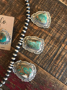 The Lockewood Statement Necklace-Necklaces-Calli Co., Turquoise and Silver Jewelry, Native American Handmade, Zuni Tribe, Navajo Tribe, Brock Texas