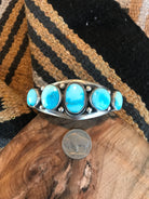 The Cococino Turquoise Cuff-Bracelets & Cuffs-Calli Co., Turquoise and Silver Jewelry, Native American Handmade, Zuni Tribe, Navajo Tribe, Brock Texas